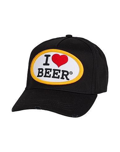 DSQUARED2 Hat Black 100% Cotton