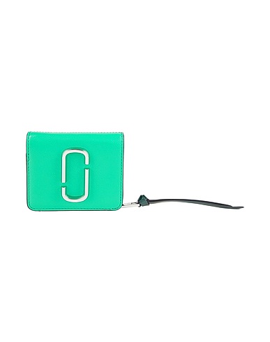 MARC JACOBS Wallet Green Leather