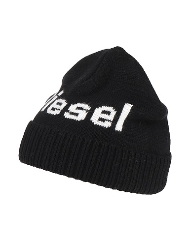 DIESEL Cappello Nero 55% Lana, 45% Cotone