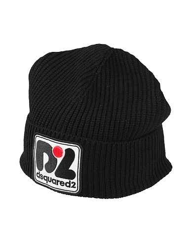 DSQUARED2 Hat Black 55% Wool, 45% Cotton