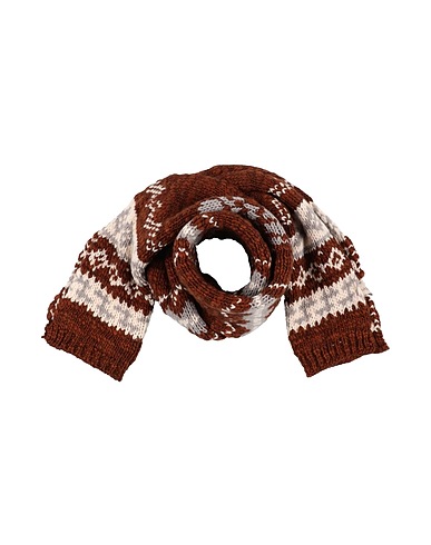 ALTEA Scarves and foulards Brown 40% Virgin Wool, 40% Acrylic, 20% Polyamide