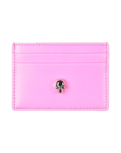 MCQUEEN Small Leather Goods Fuchsia Leather