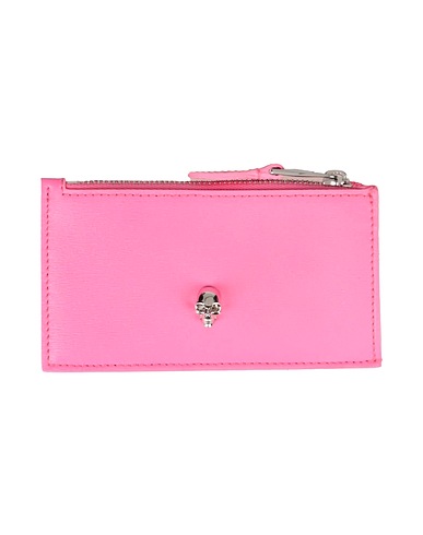 MCQUEEN Small Leather Goods Fuchsia Leather
