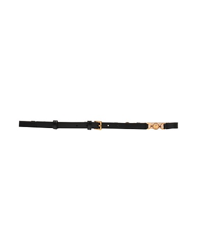 VERSACE Thin belt Black Calfskin