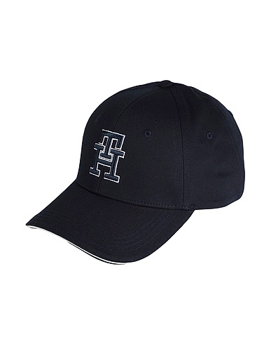 TOMMY HILFIGER Hat Navy blue 100% Cotton