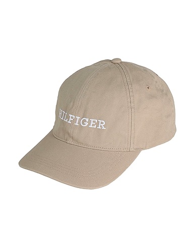 TOMMY HILFIGER Hat Beige 100% Cotton