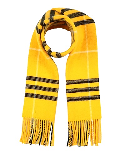 BURBERRY Scarves and foulards Yellow 54% Wool, 46% Cashmere