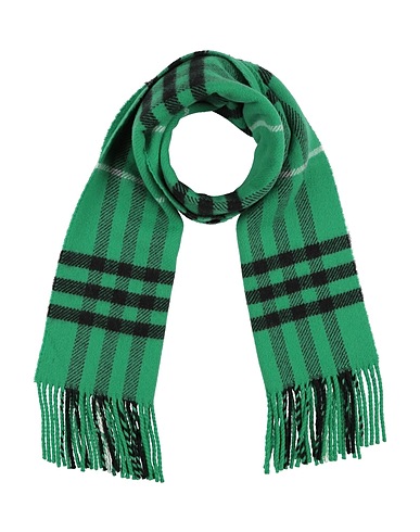 BURBERRY Scarves and foulards Green 54% Wool, 46% Cashmere