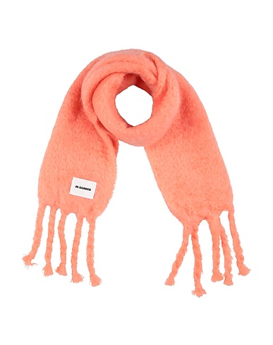 JIL SANDER Sciarpe e foulard Salmone 73% Lana mohair, 24% Lana, 3% Poliammide