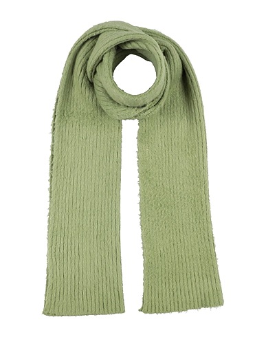 GRIFONI Scarves and foulards Light green 80% Cotton, 15% Polyamide, 5% Elastane
