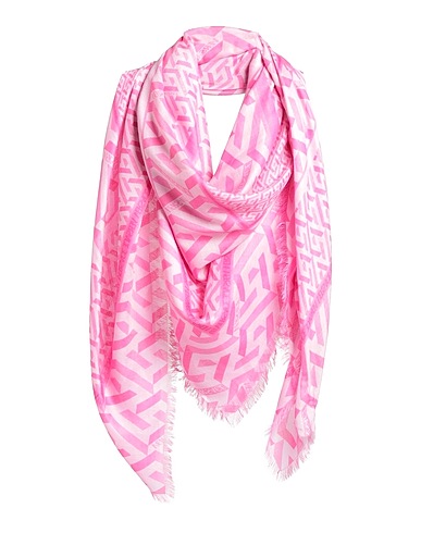 VERSACE Scarves and foulards Pink 85% Modal, 15% Silk
