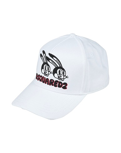 DSQUARED2 Mützen & Hüte Weiß 100% Baumwolle