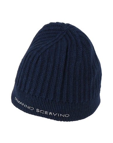 ERMANNO SCERVINO JUNIOR Hat Navy blue 35% Polyamide, 30% Viscose, 30% Wool, 5% Cashmere