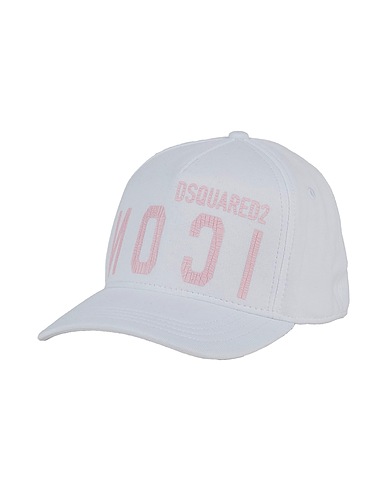 DSQUARED2 Cappello ICON Bianco 100% Cotone