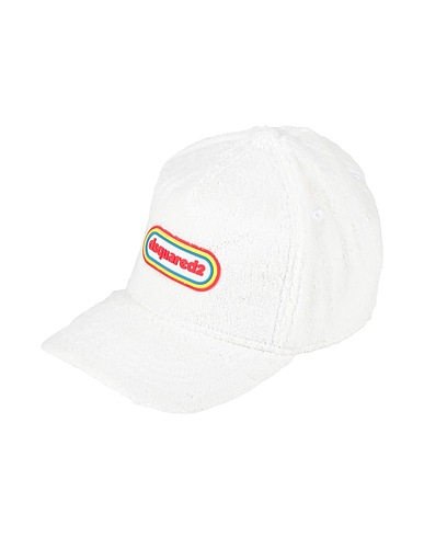 DSQUARED2 Cappello Bianco 100% Cotone