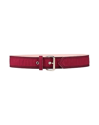 MARNI Regular belt Burgundy Textile fibres