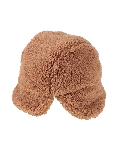 BEAN'S Hat Light brown 50% Cotton, 50% Polyester