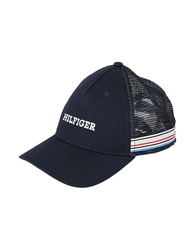 TOMMY HILFIGER Καπέλο Σκούρο μπλε της νύχτας 100% Βαμβάκι, Πολυεστέρας