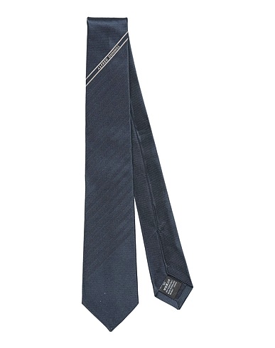 DUNHILL Cravatte e papillon Blu notte 100% Seta di gelso