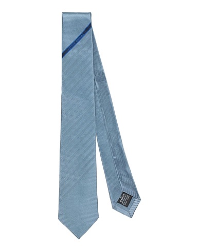 DUNHILL Krawatten und Fliegen Hellblau 100% Maulbeerseide