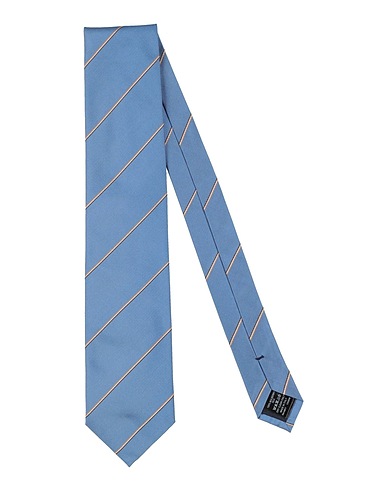 DUNHILL Ties and bow ties Pastel blue 100% Mulberry silk
