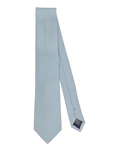 DUNHILL Ties and bow ties Light blue 100% Mulberry silk