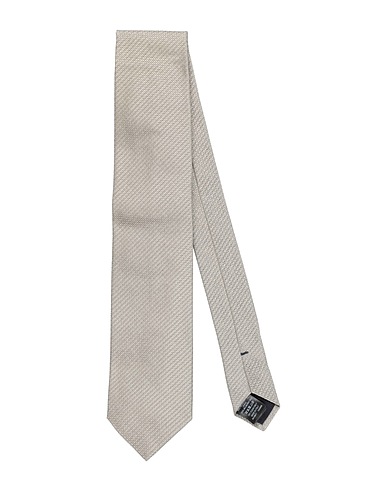 DUNHILL Krawatten und Fliegen Beige 100% Maulbeerseide