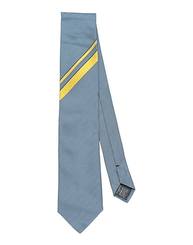 DUNHILL Cravatte e papillon Blu chiaro Seta di gelso
