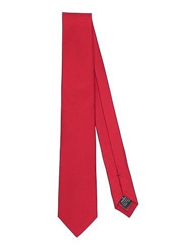 DUNHILL Ties and bow ties Red 100% Mulberry silk