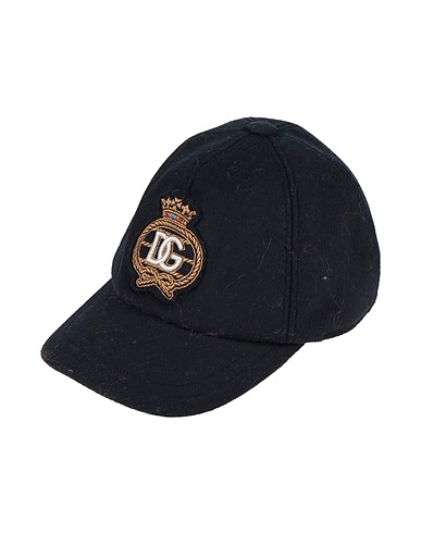 DOLCE&GABBANA Hat Midnight blue 80% Virgin Wool, 20% Polyamide, Viscose, Polyester