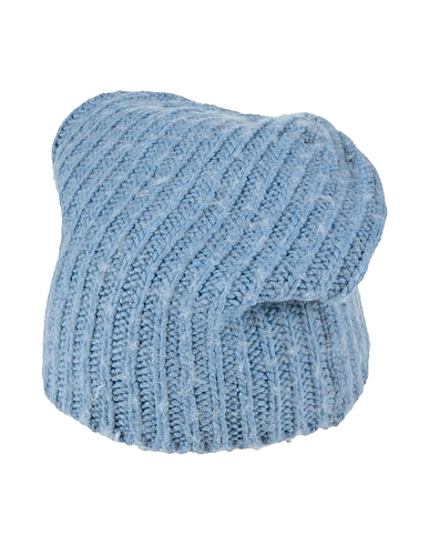 OUR LEGACY Hat Pastel blue 70% Acrylic, 30% Virgin Wool