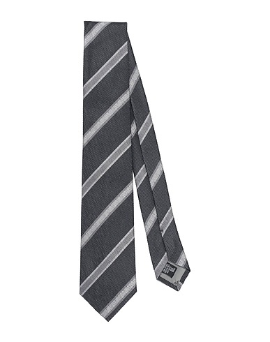 EMPORIO ARMANI Cravatte e papillon Antracite 100% Seta