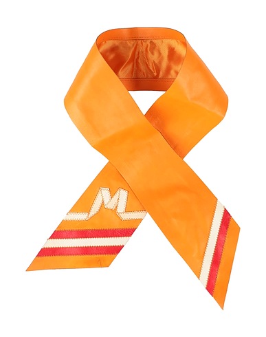 MARNI Scarves and foulards Orange 100% Lambskin