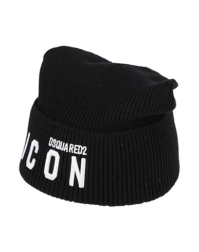 DSQUARED2 Hat Black 100% Wool