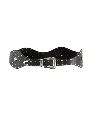 TWINSET High-waist belt Black 100% Polyurethane