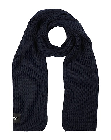 DONDUP Scarves and foulards Midnight blue 50% Wool, 50% Acrylic