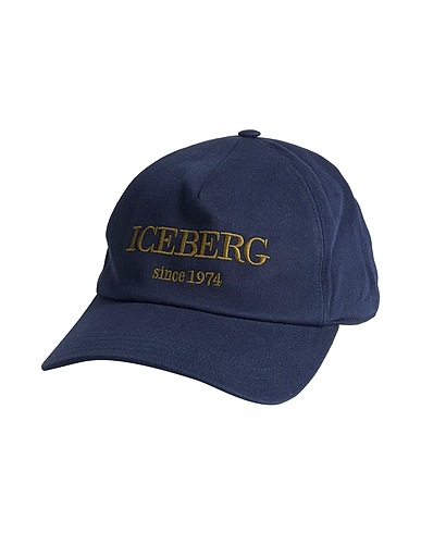 ICEBERG Hat Navy blue 100% Cotton, Polyester
