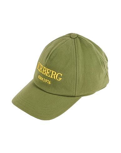 ICEBERG Hat Military green 100% Cotton, Polyester