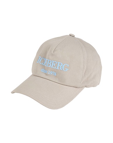 ICEBERG Hat Grey 100% Cotton, Polyester