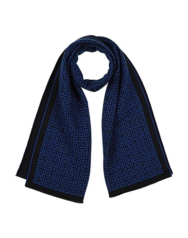 GIVENCHY Scarves and foulards Blue 57% Wool, 43% Virgin Wool