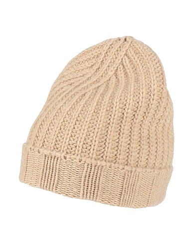DOLCE&GABBANA Hat Beige 100% Virgin Wool