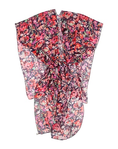 PATRIZIA PEPE SERA Scarves and foulards Dark purple 100% Viscose, Recycled viscose