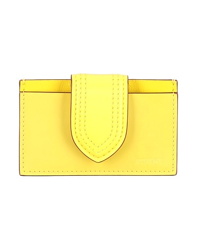 JACQUEMUS Small Leather Goods Yellow 100% Lambskin