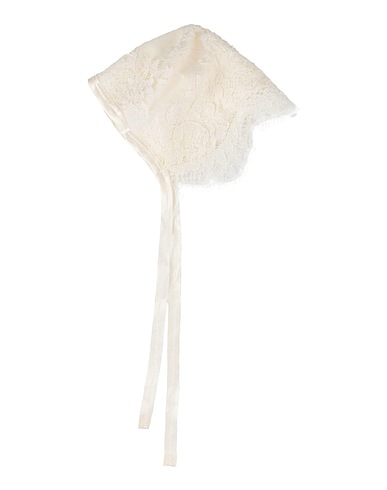 DOLCE&GABBANA Hat Ivory 80% Cotton, 20% Polyamide