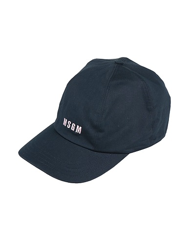 MSGM Chapeau Bleu marine 100% Coton