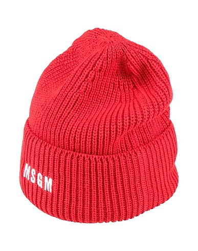 MSGM Hat ROSSO 50% Merino Wool, 50% Acrylic