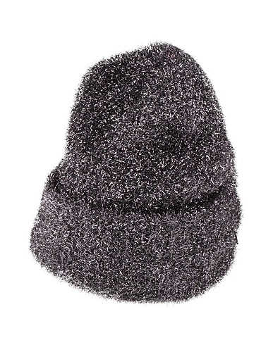 MSGM Hat Charcoal 71% Metallic Polyester, 29% Polyamide