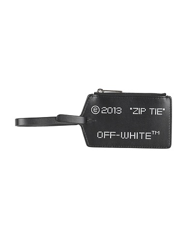 OFF-WHITE™ Small Leather Goods Black Leather