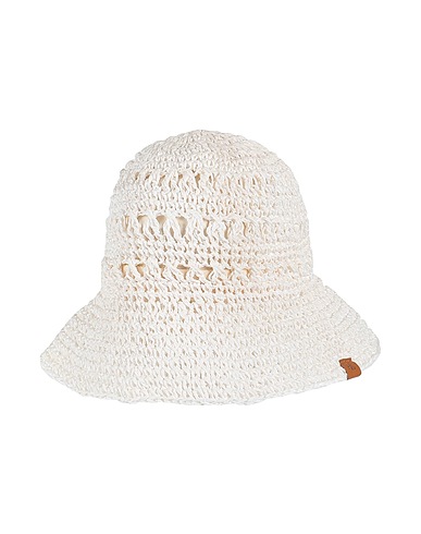 LAUREN RALPH LAUREN Hat Ivory 100% Paper Yarn