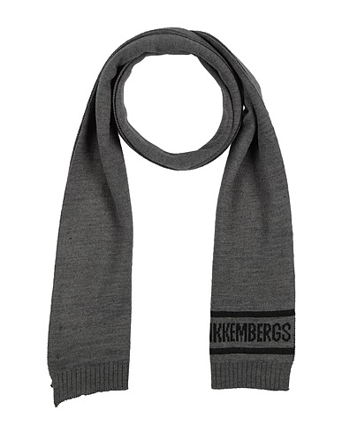 BIKKEMBERGS Sciarpe e foulard Piombo 50% Acrilico, 50% Lana